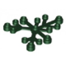 Part 2417 Dark Green Plant Leaves 6 x 5 